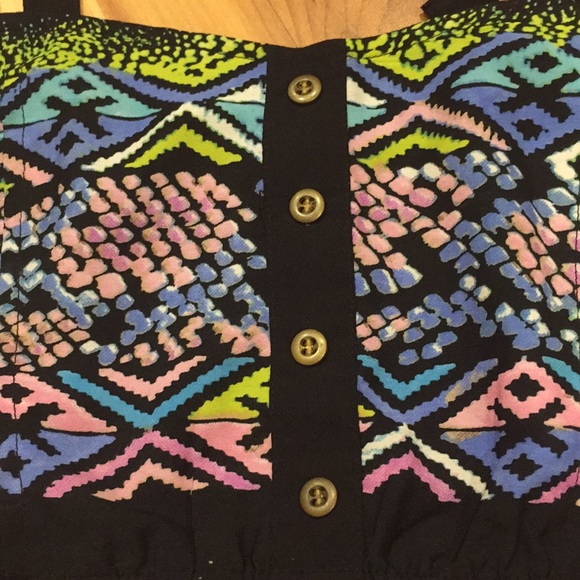 Patterned crop top - Picture 3 of 4